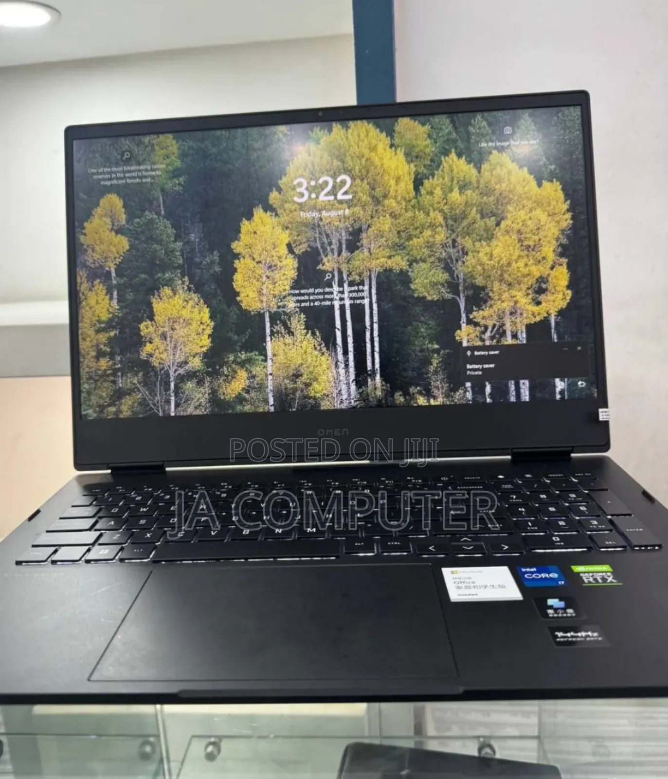 New Laptop HP Omen 16 16GB Intel Core I7 SSD 512GB