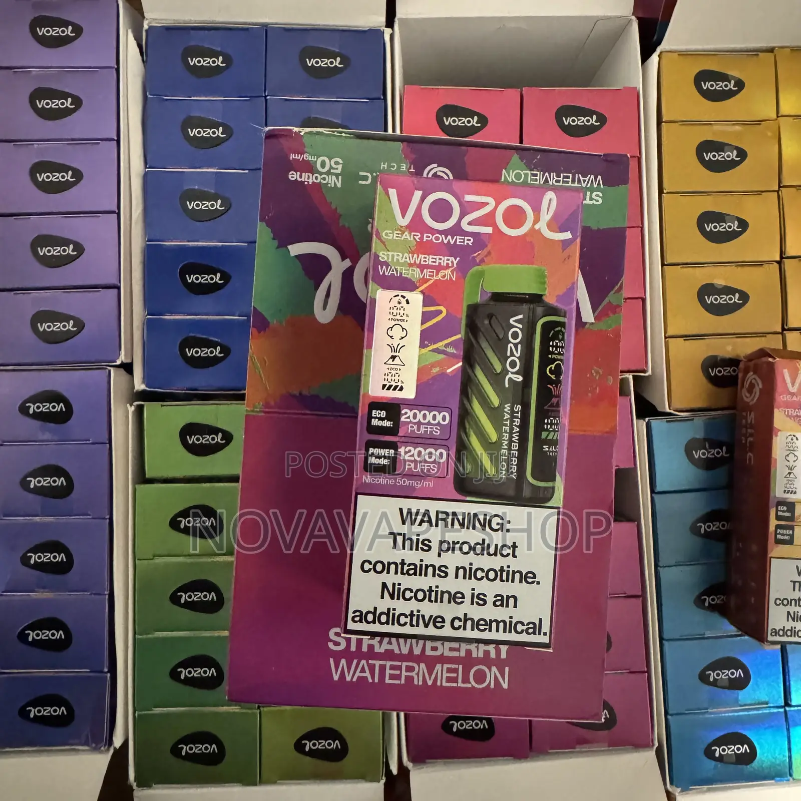Vozol 20000 Strawberry Watermelon Vape Shisha