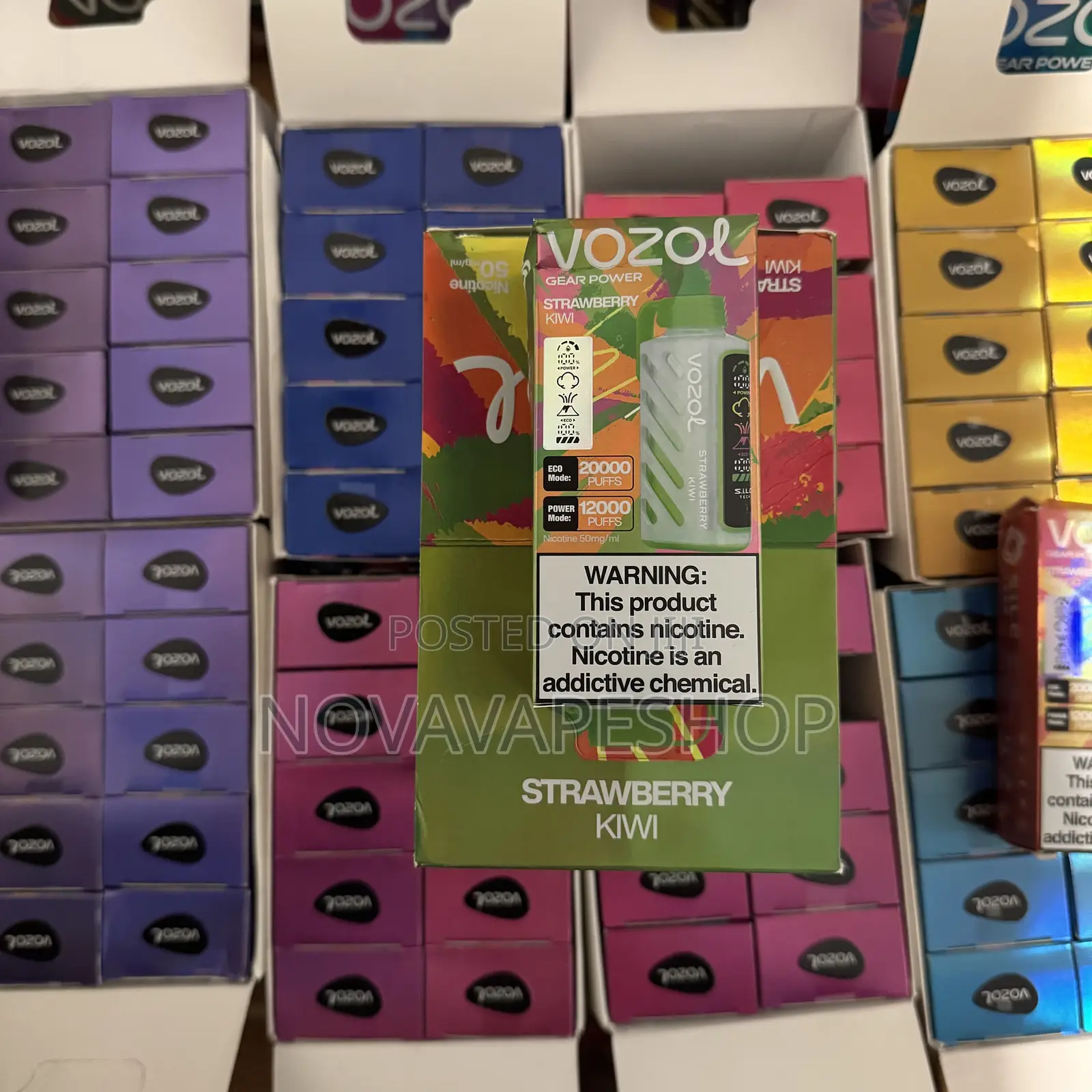 Vozol 20000 Strawberry Kiwi Vape Shisha