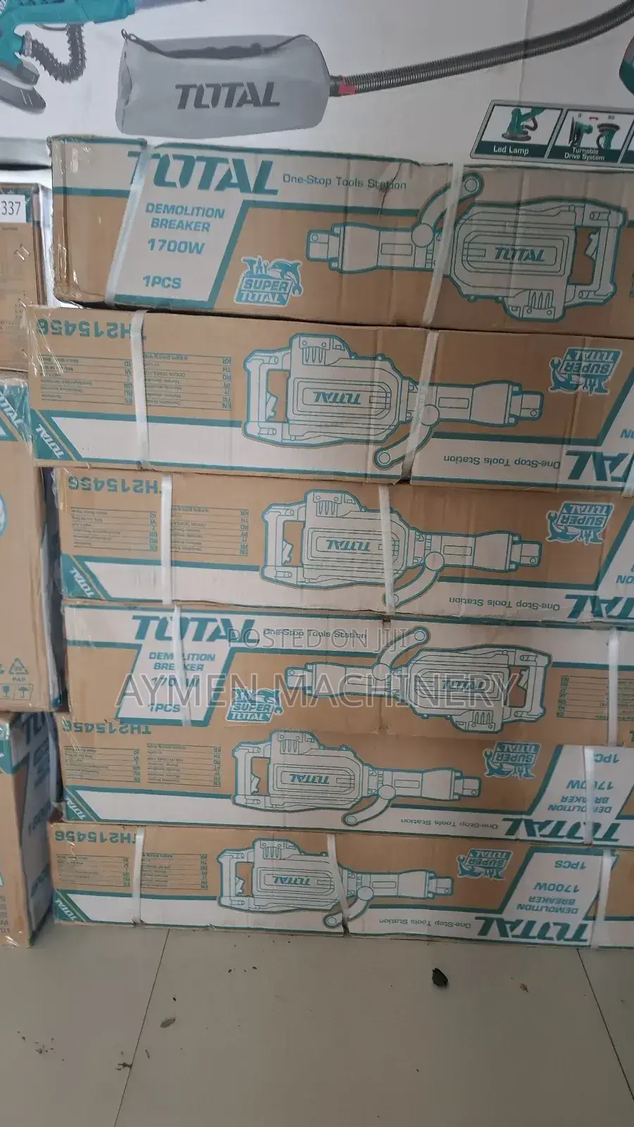 Total Jackhammer Demolition Breaker 1700w