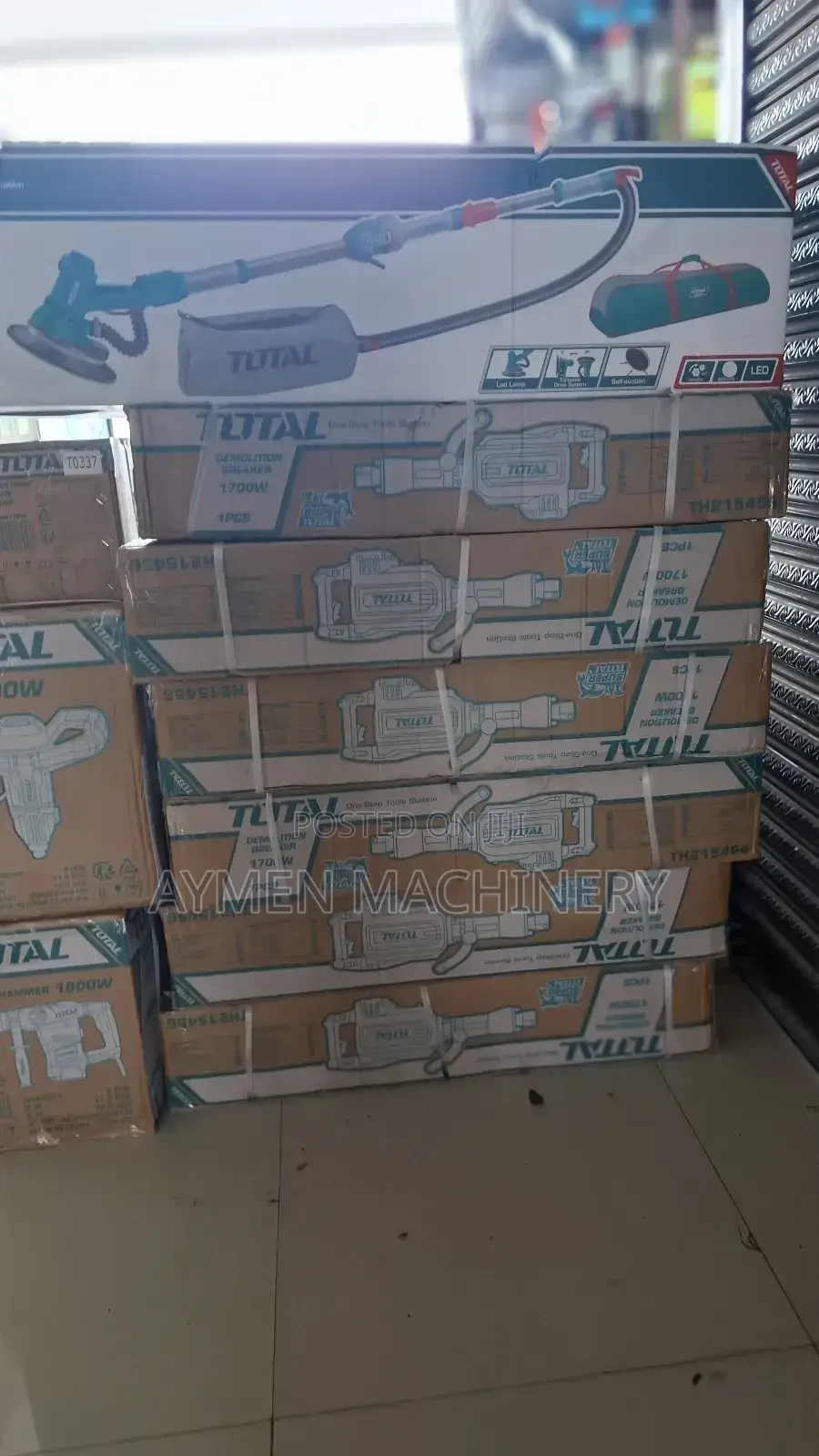 Total Jackhammer Demolition Breaker 1700w