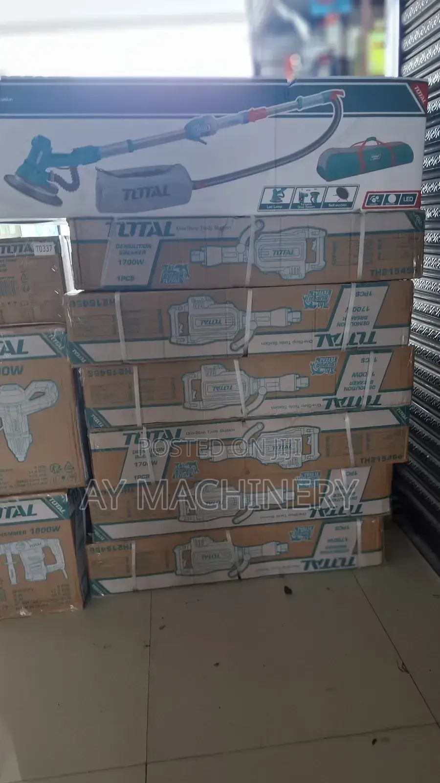Total Jackhammer Demolition Breaker 1700w Industrial