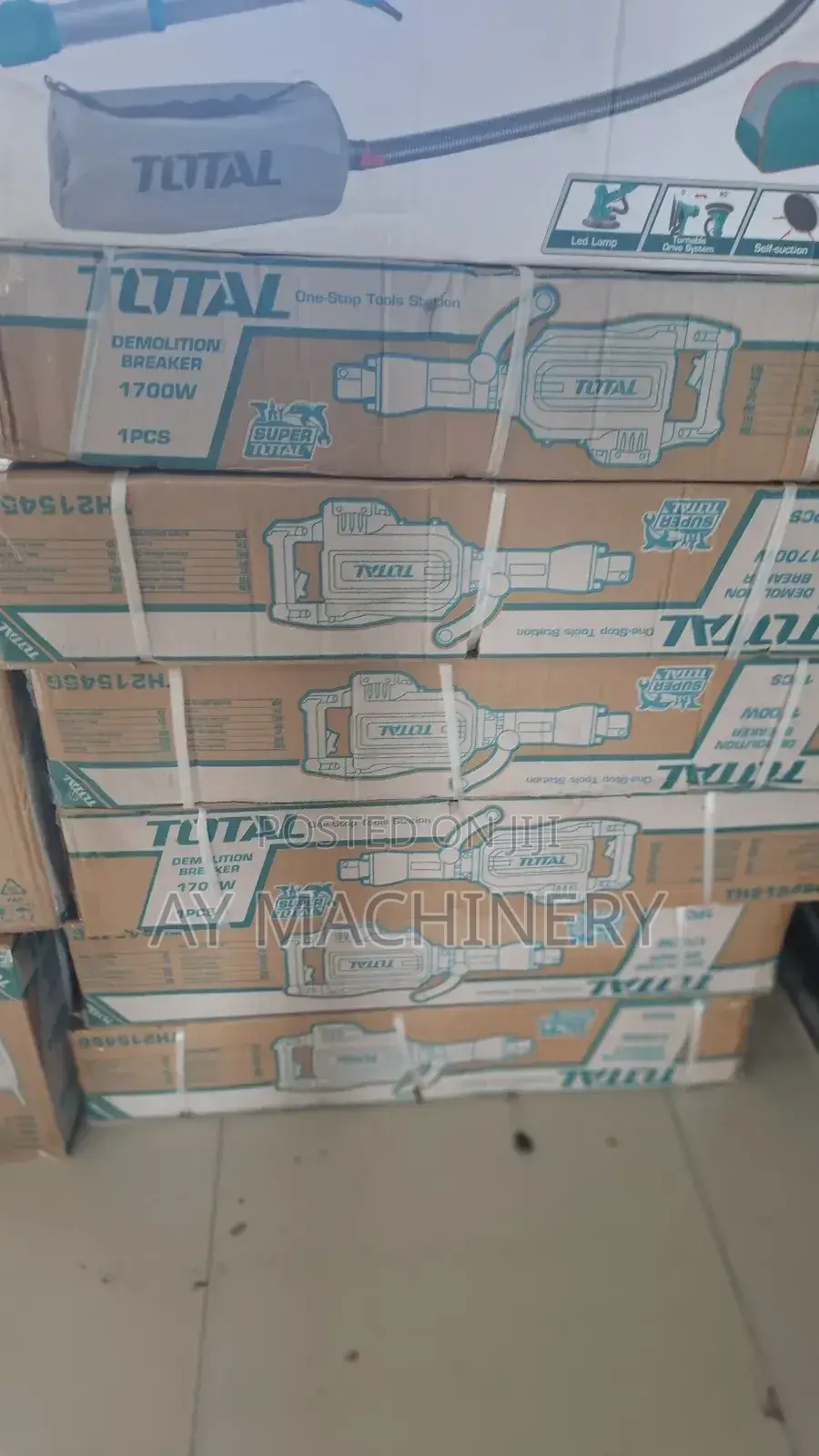 Total Jackhammer Demolition Breaker 1700w Industrial