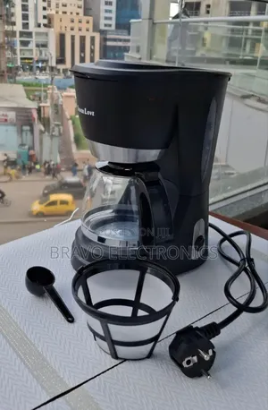 Silver Love Coffee Maker | Fresh Brew Every Morning