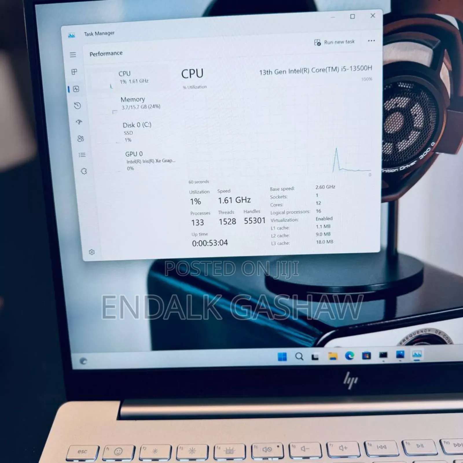 New Laptop HP Pavilion 15 16GB Intel Core I5 SSD 512GB