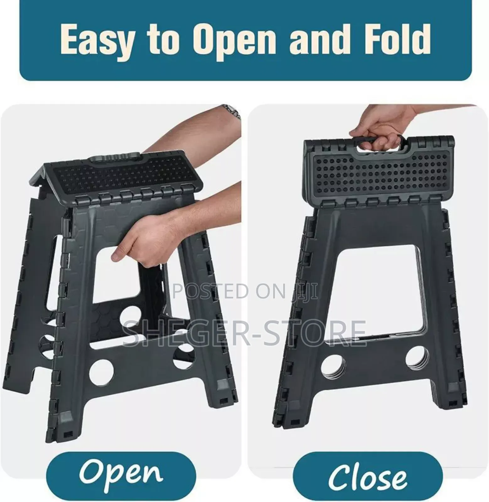Orginal Portable Folding Stool(Free Delivery Included)
