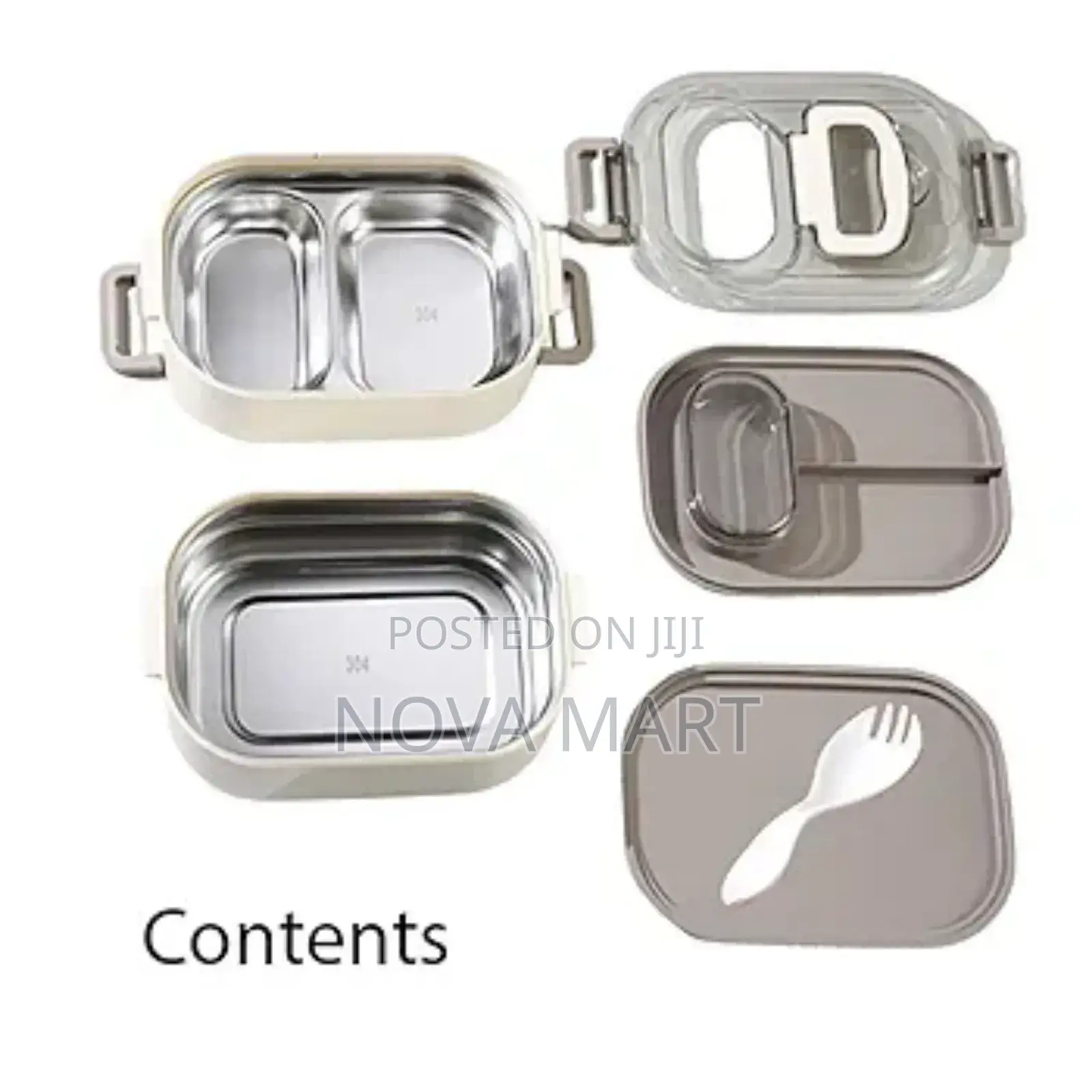 Little Surprise Box Double Storey Stainless Steel Lunch Box