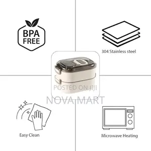 Little Surprise Box Double Storey Stainless Steel Lunch Box