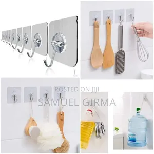 Hook for Different Purposesሴራሚክ ወይም መስታዉት ለይ የሚለጠፍ