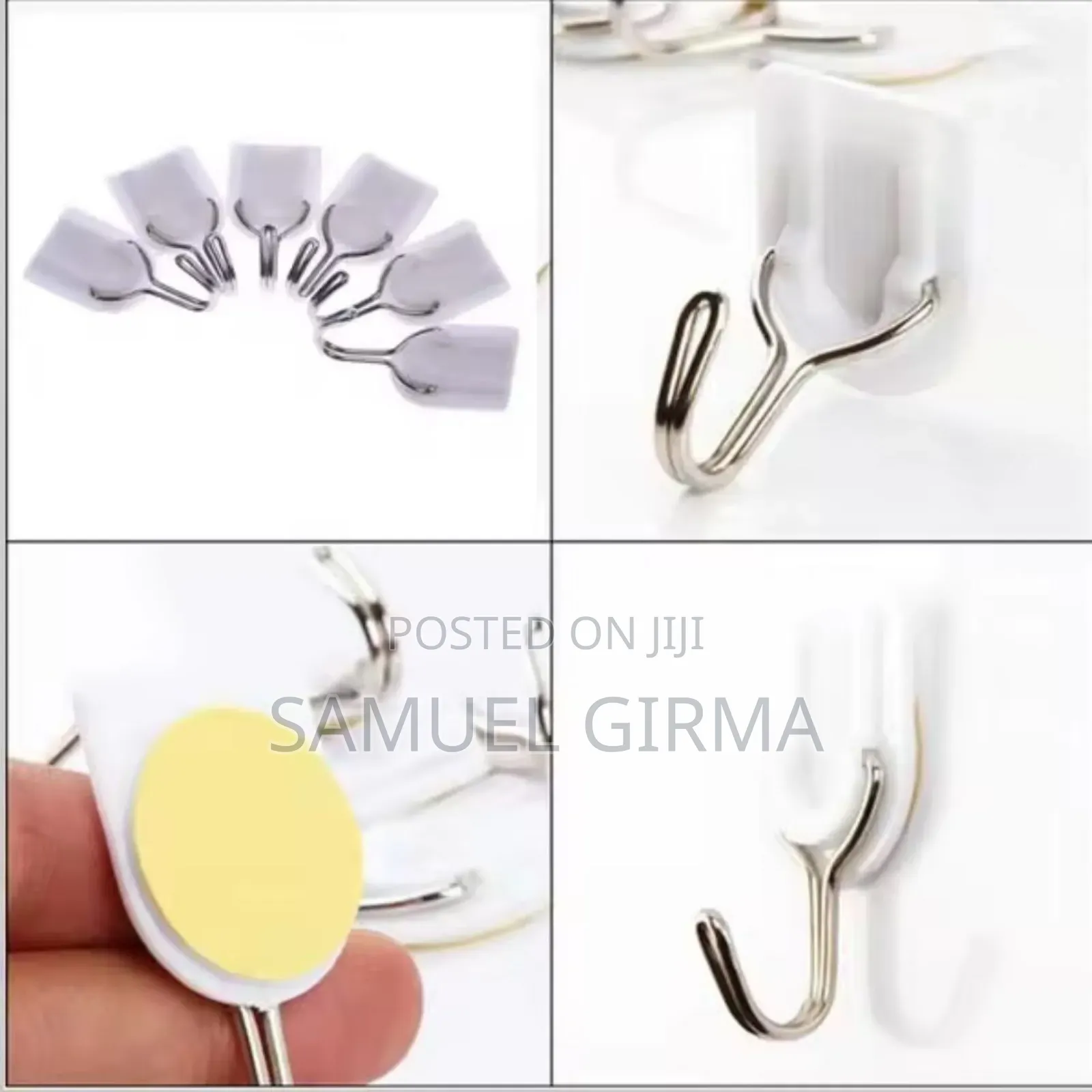 Hook for Different Purposesሴራሚክ ወይም መስታዉት ለይ የሚለጠፍ