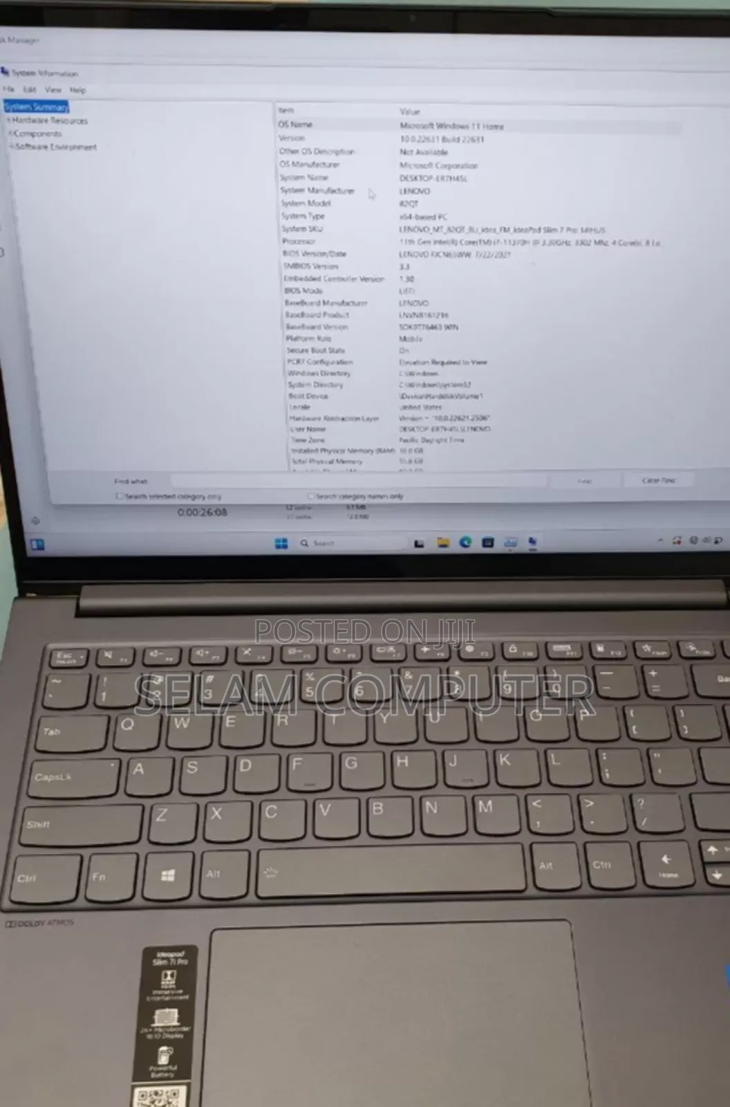 New Laptop Lenovo IdeaPad 310 16GB Intel Core I7 SSD 512GB