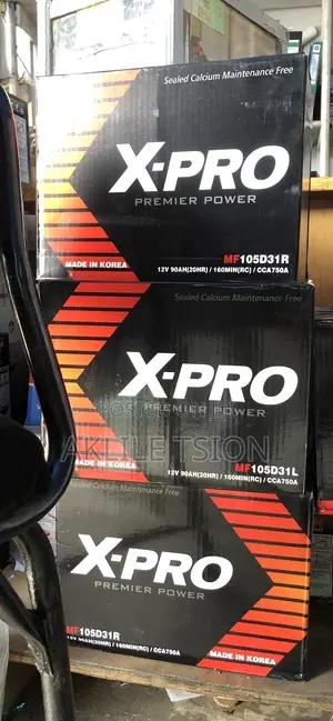 Photo - Car Battery X-pro 45,55,60,70,90ah