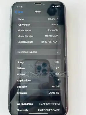 Apple iPhone XR 64 GB Black