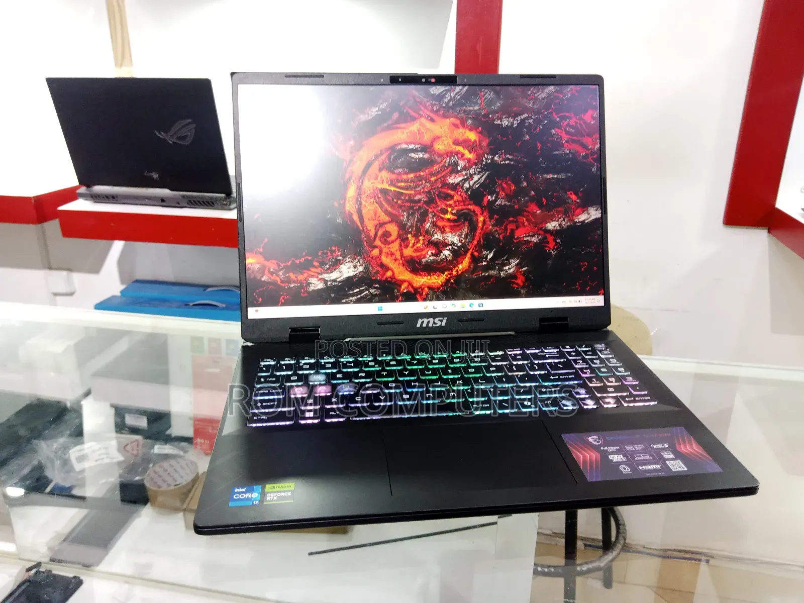 New Laptop MSI Crosshair 15 16GB Intel Core I7 SSD 1T