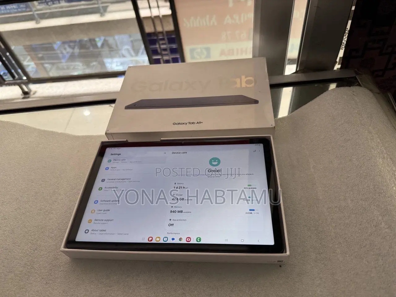 New Samsung Galaxy Tab A9+ 64 GB Black