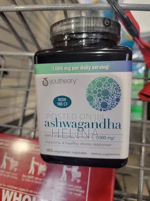 Photo - Youtheory Ashwagandha 180 Vegetarian Capsules From Usa
