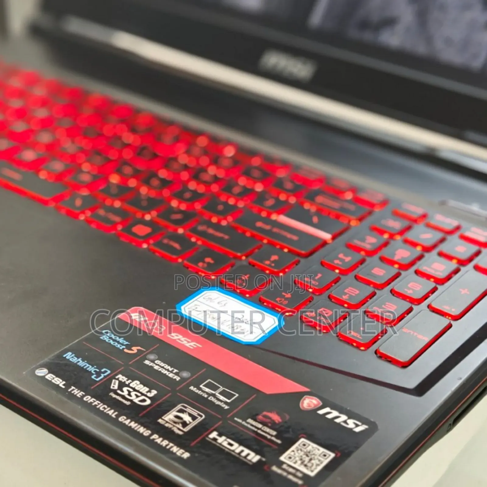 New Laptop MSI GF63 16GB Intel Core I7 HDD+SSD 1T