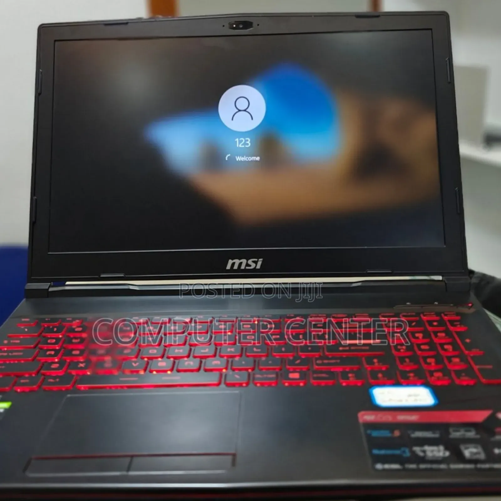 New Laptop MSI GF63 16GB Intel Core I7 HDD+SSD 1T