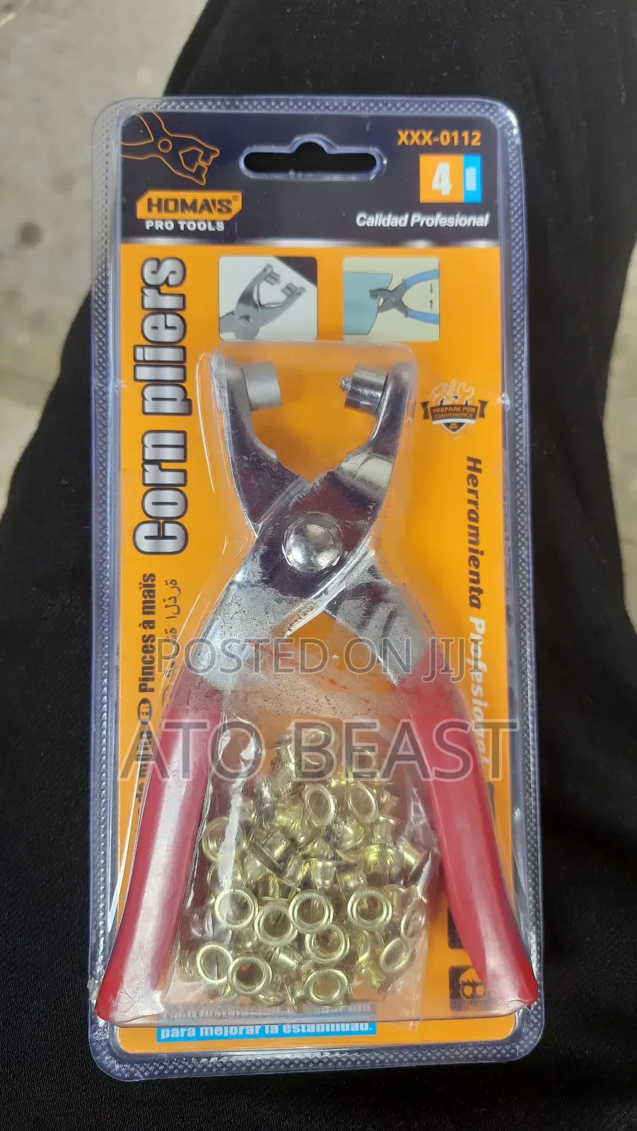 Corn Pliers ከምሱር መምቻ for Paper Bag