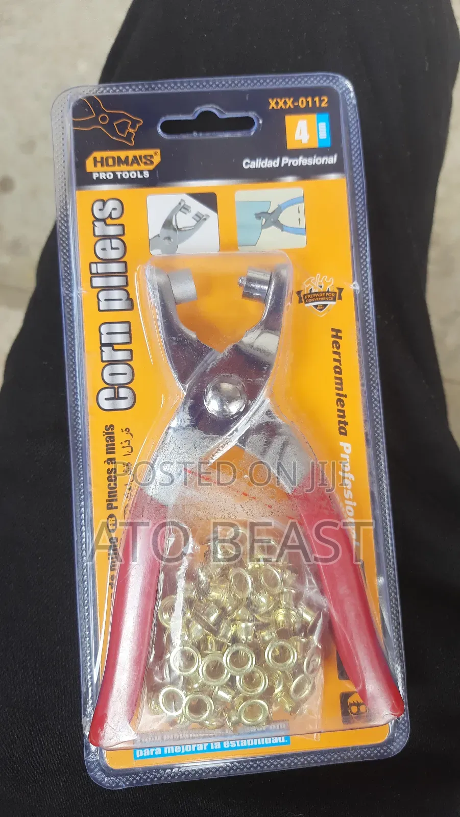 Corn Pliers ከምሱር መምቻ for Paper Bag