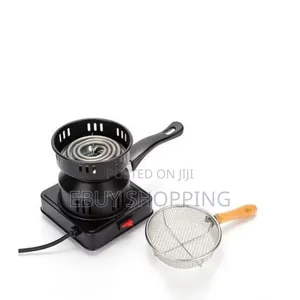 **Eco-Friendly Electric Charcoal Heater – Safe Convenient*