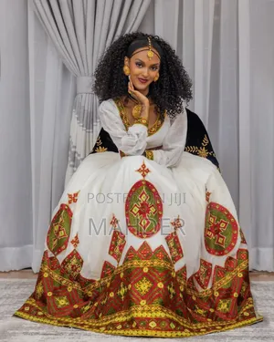 Photo - Beaded Wedding Habesha Dress