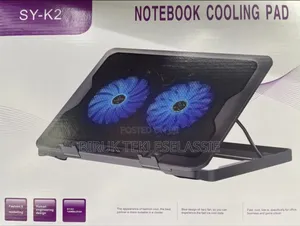 Photo - Sy-k2 Laptop Dual Cooling Pad Adjustable Stand