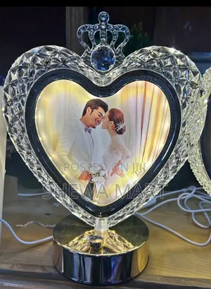 Photo - Good for Anniversary,Birthday Gift Weeding Led Crystal Photo