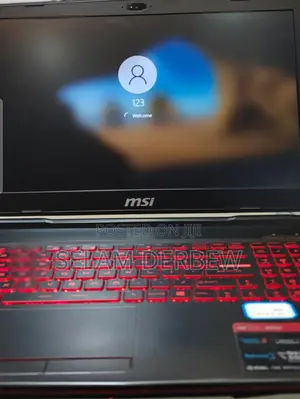 New Laptop MSI GL63 8RC 16GB Intel Core I7 HDD+SSD 1T