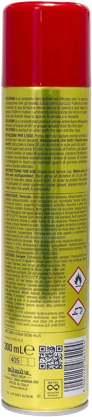 Strabilia Oven Cleaner – 1800 Ml Made in Italy