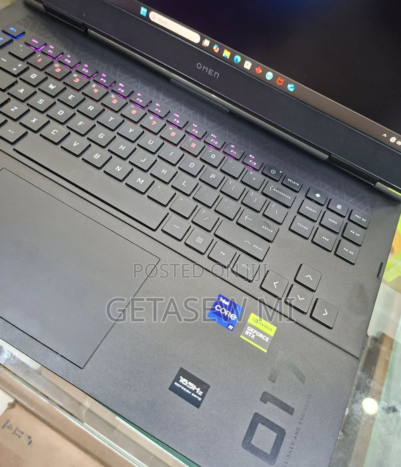 New Laptop HP Omen 17 32GB Intel Core I9 SSD 2T