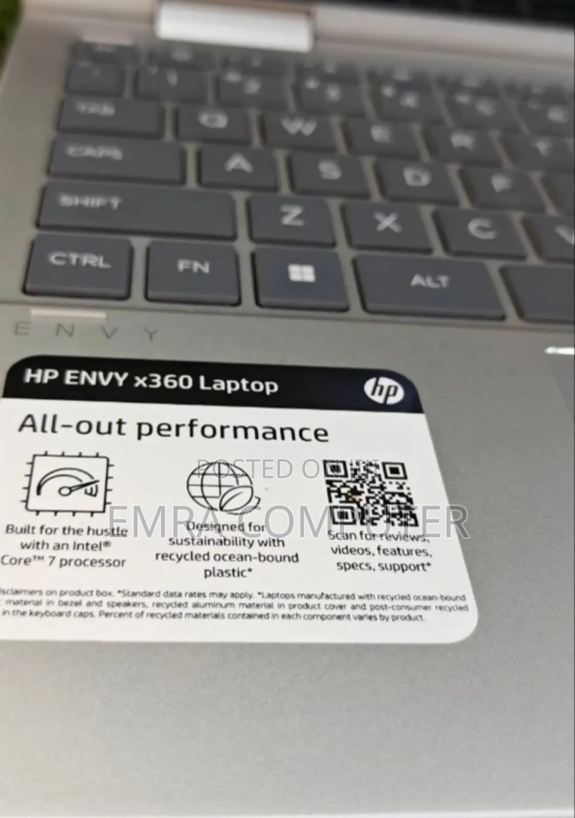 New Laptop HP Envy X360 16GB Intel Core I7 SSD 1T