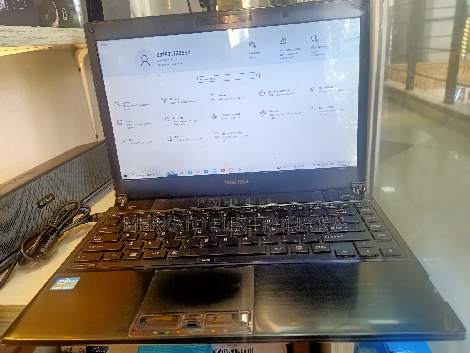 Laptop Toshiba Satellite C855 4GB Intel Core I5 HDD 500GB