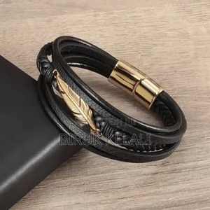 Photo - Luxury Leather Unique Bracelet