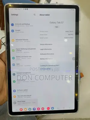 New Samsung Galaxy Tab S7 128 GB Blue