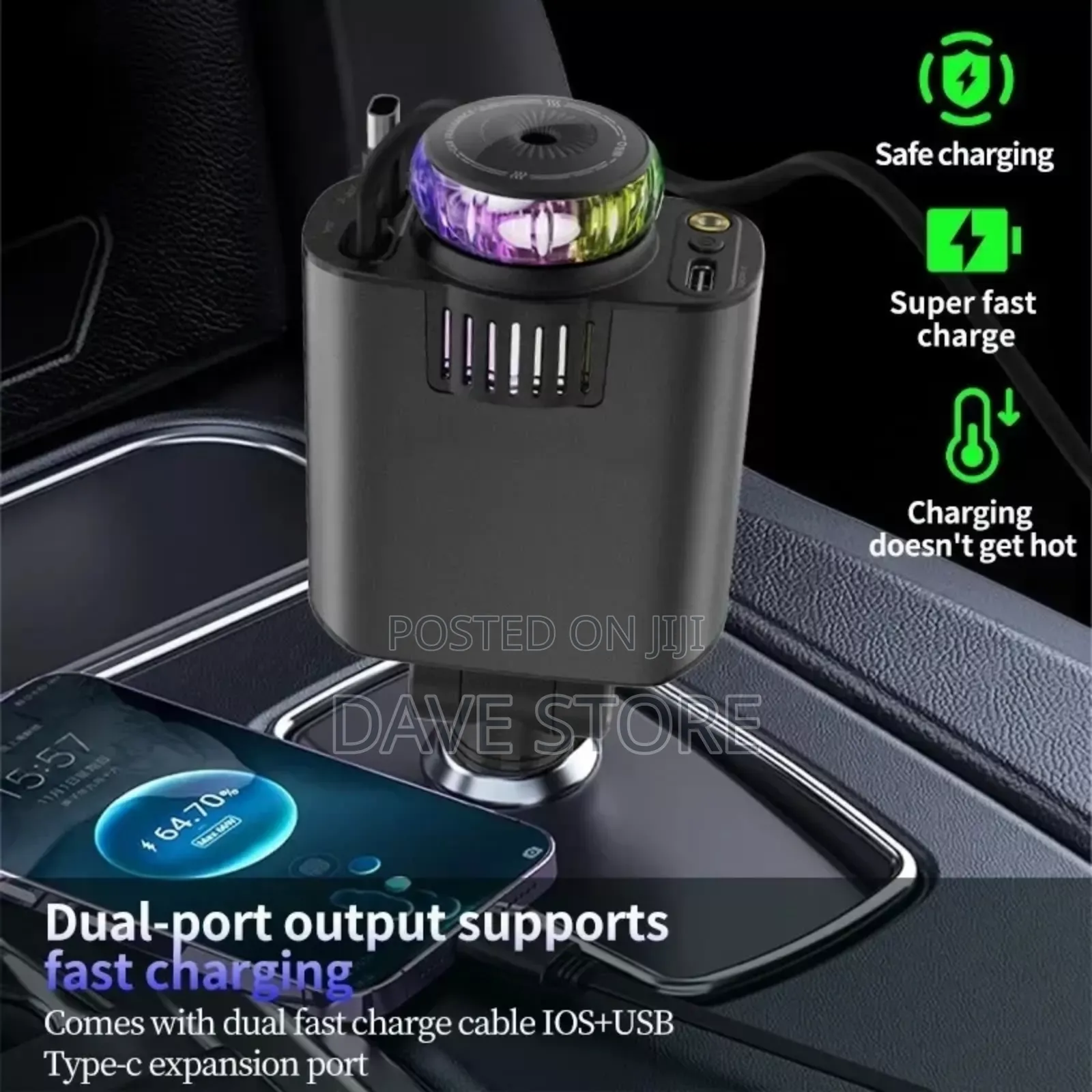 5in1 Multifunction Car Charger