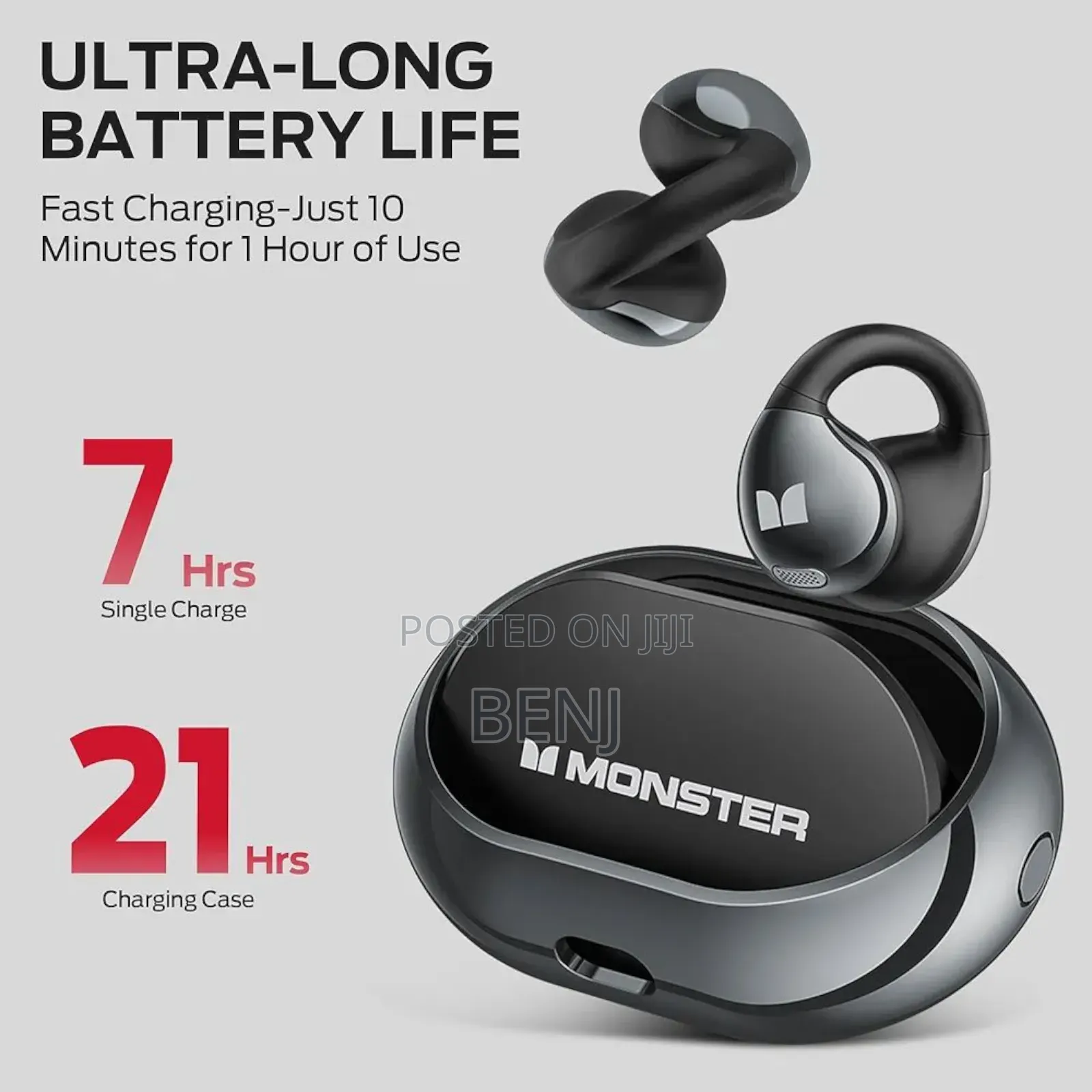 Monster Ac600 Open Ear Wireless Earbuds | Ipx6 Waterproof