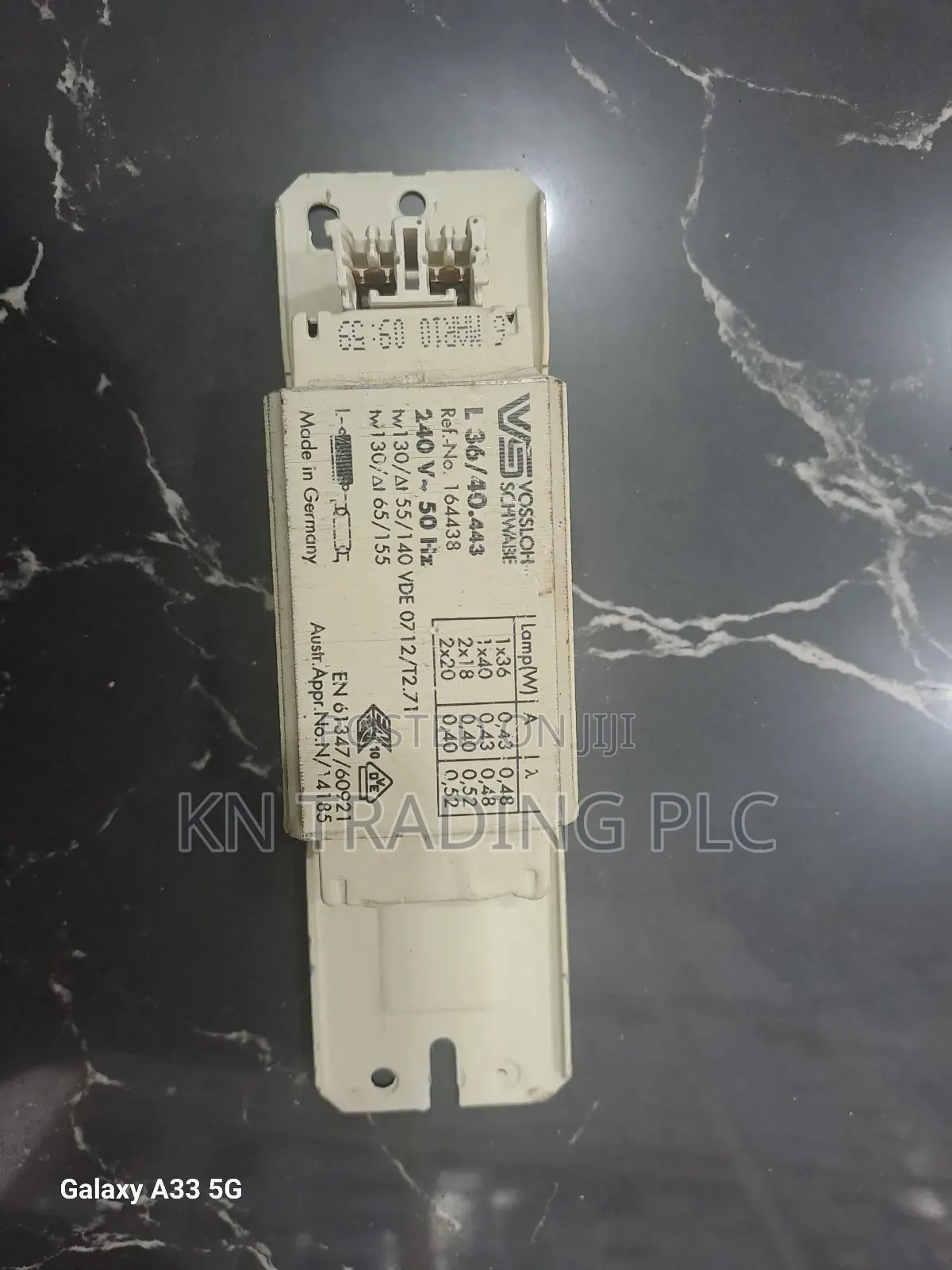 Ballast 1x36watt,2x18watt