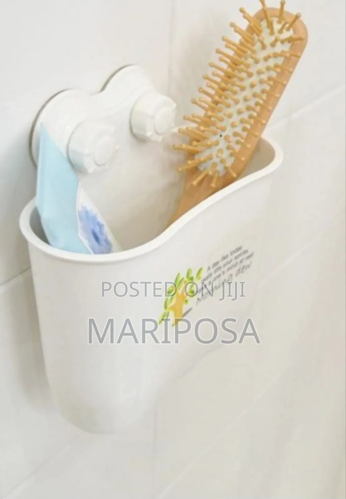 Wall-Mounted Suction Cup Holder