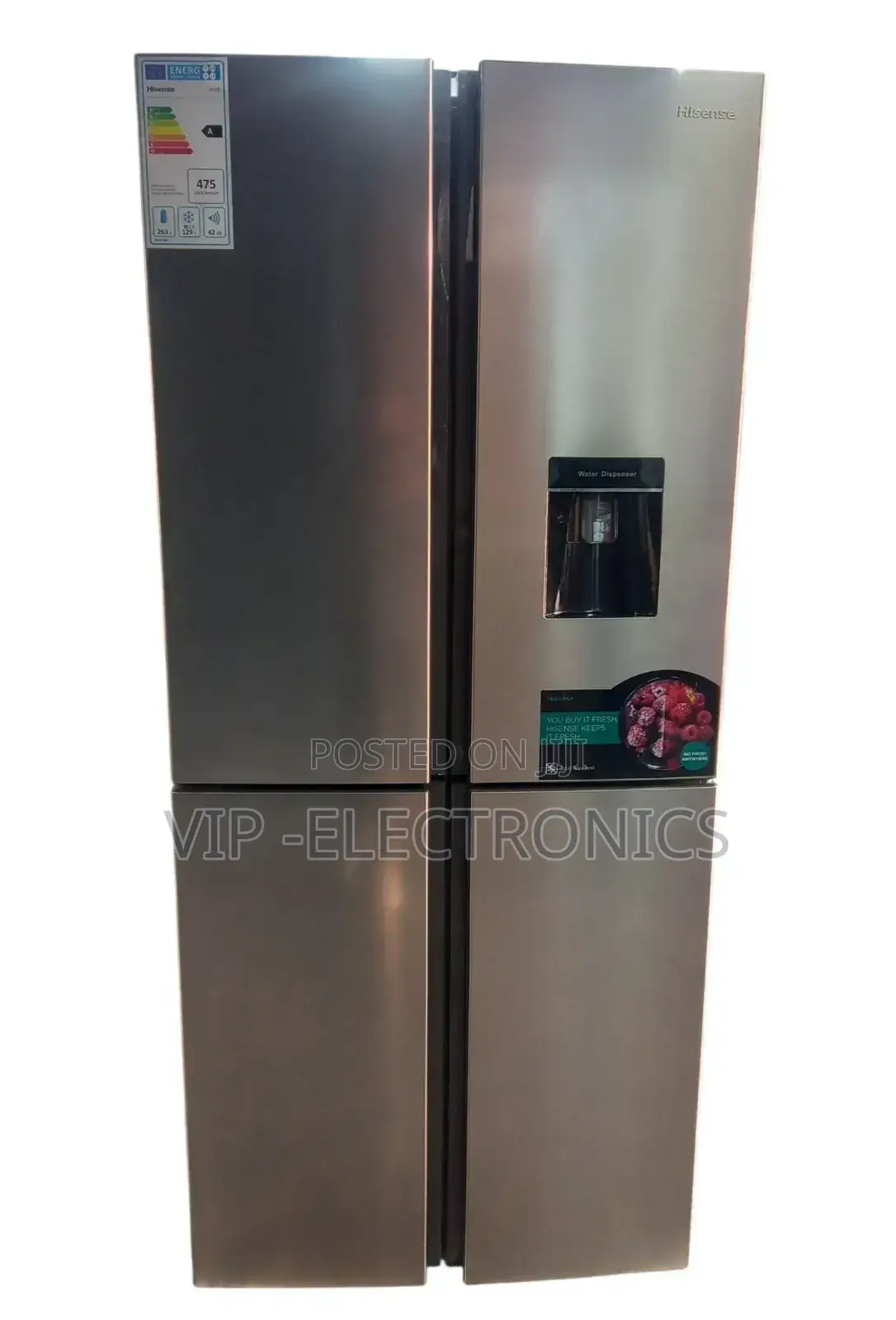 Hisense Refrigerator 520 Side by Side 4door