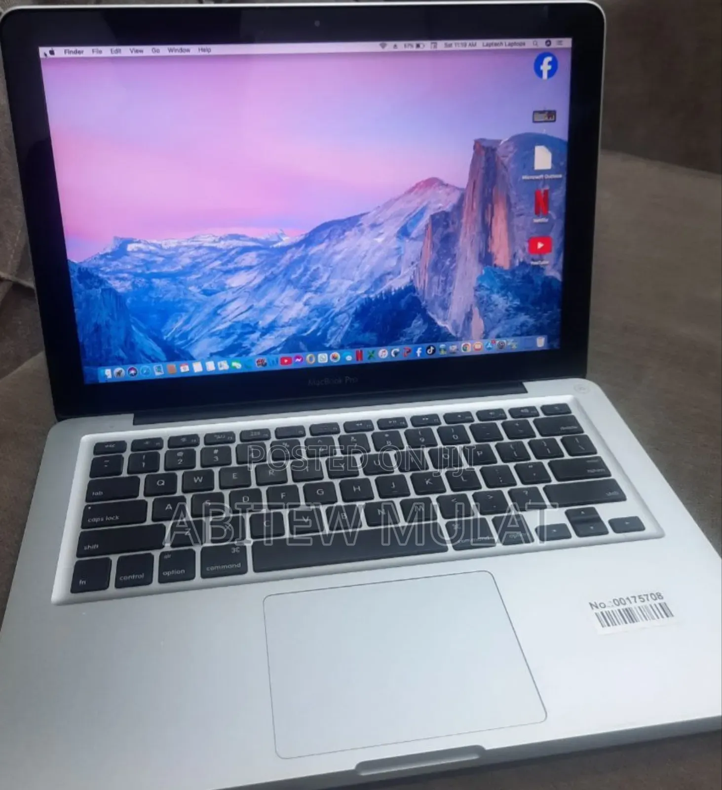 New Laptop Apple MacBook Pro 2012 8GB Intel Core i5 HDD 500GB