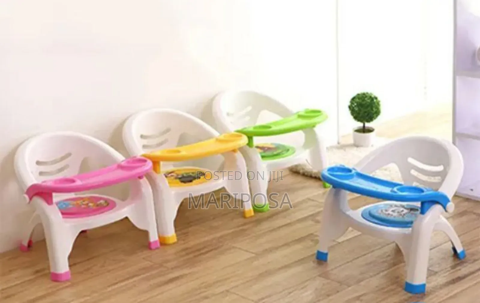 Baby Chair With Attached Table Top Set