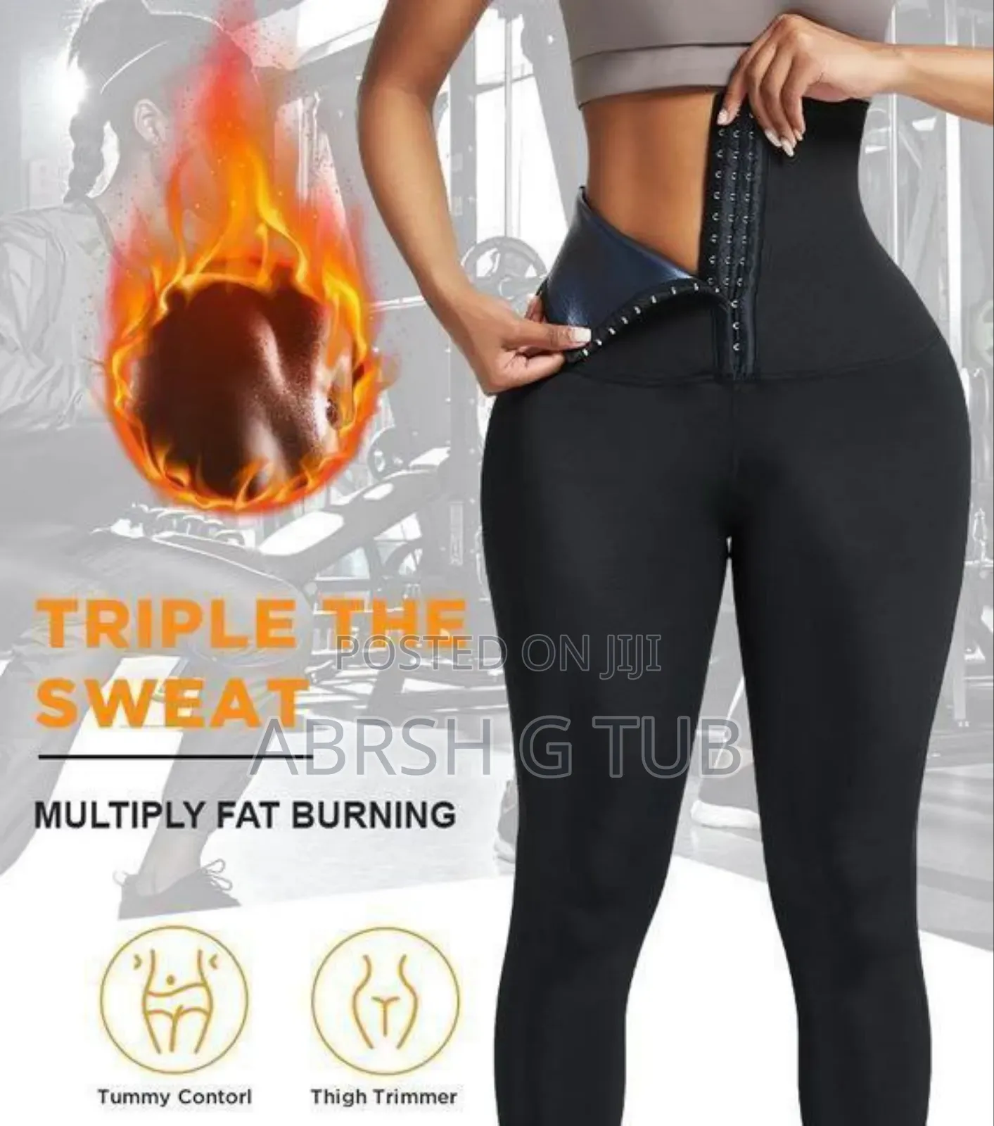 High Waist Sauna Sweat Pants