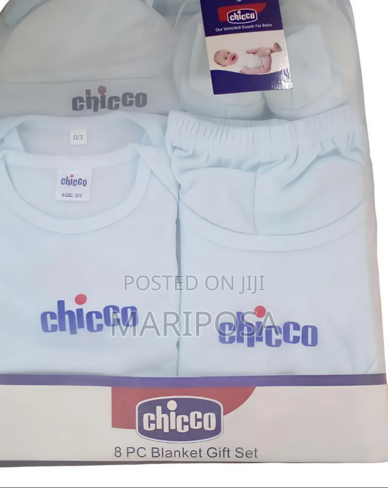 Chicco 8 Pc Blanket Gift Set