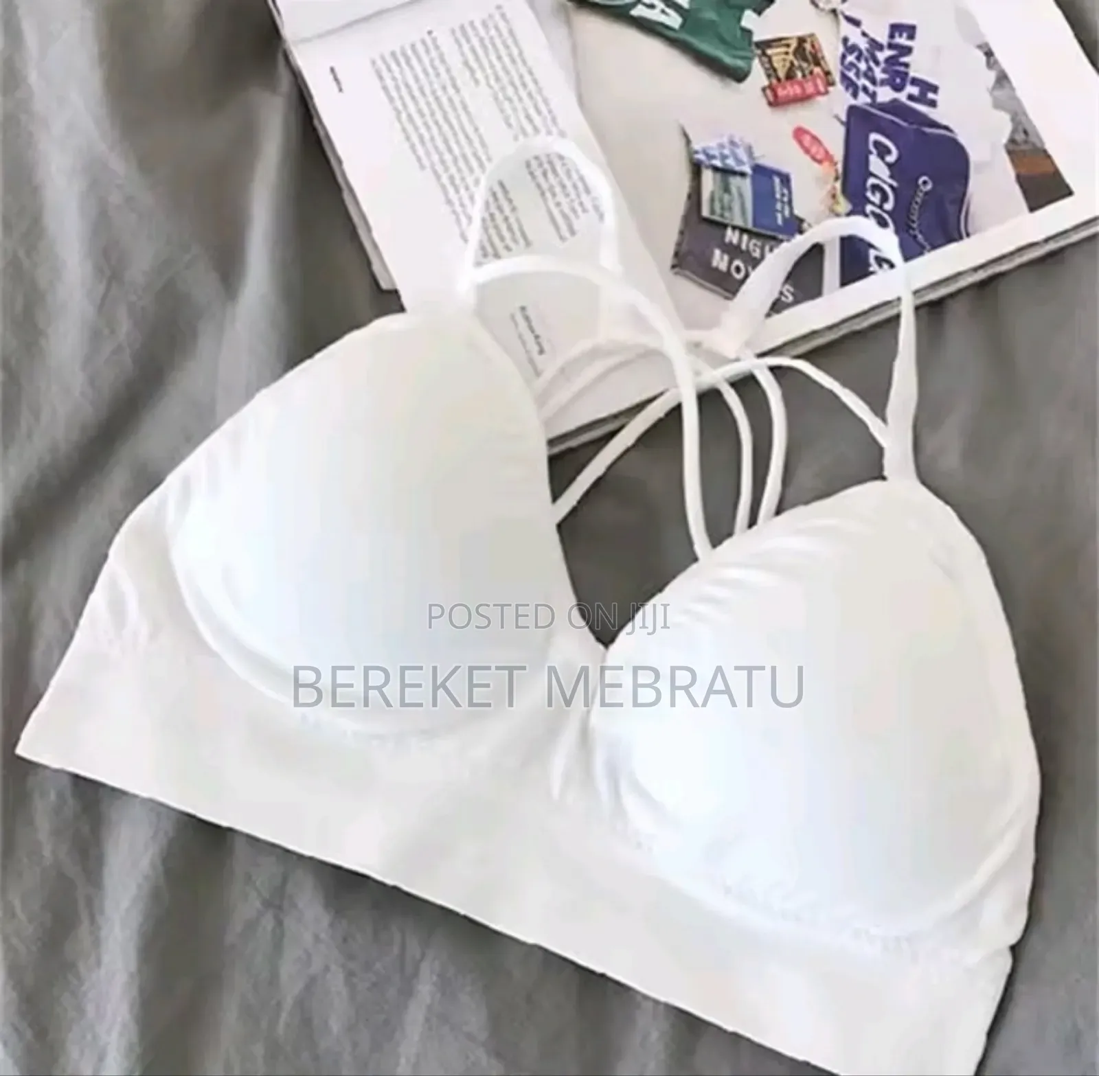 Sexy Beauty Back Bra Tube Top Anti-Light-Gathering Fitness