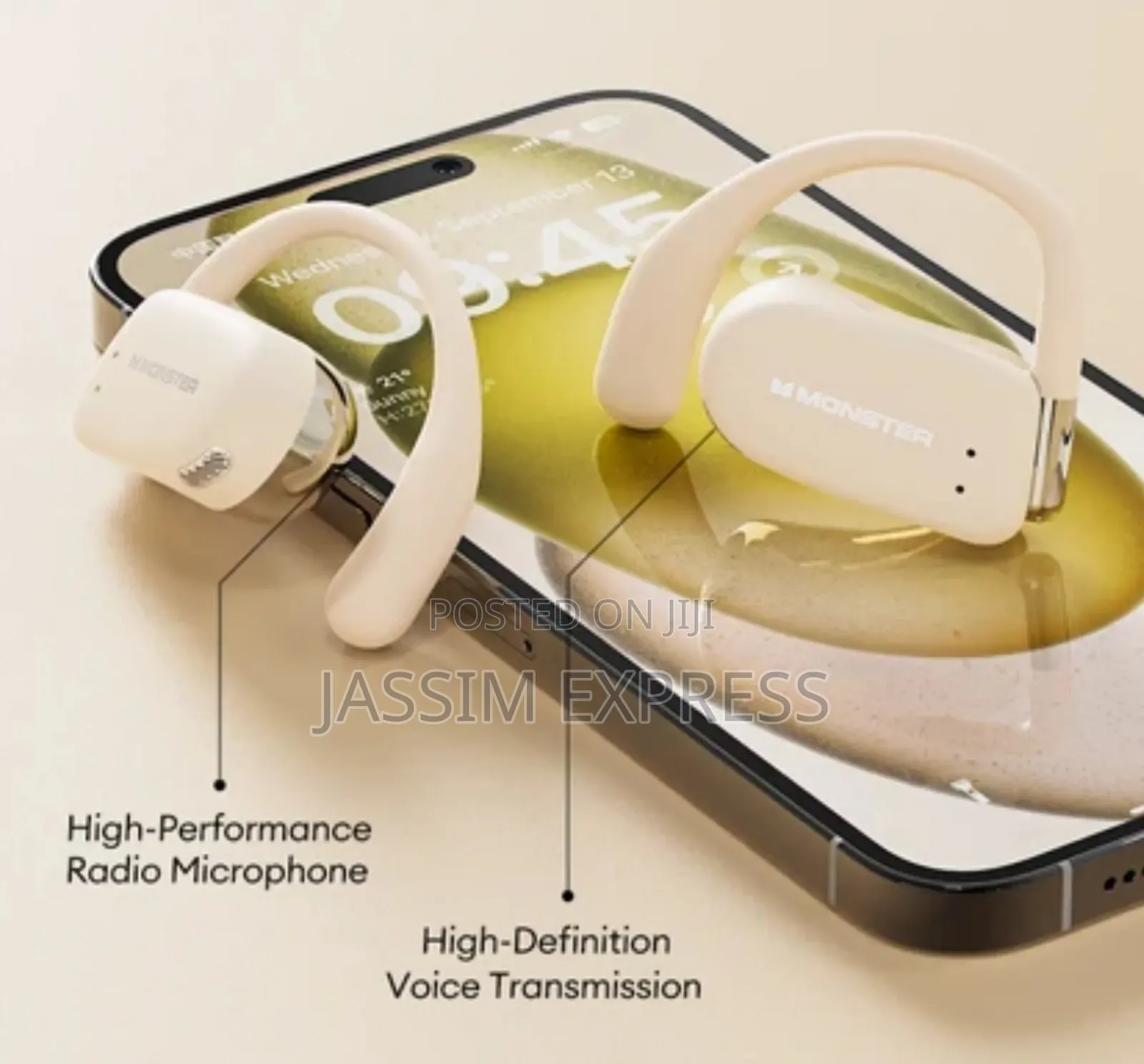 Monster Waterproof 360° Stereo Sound Earphones Hifi Stereo