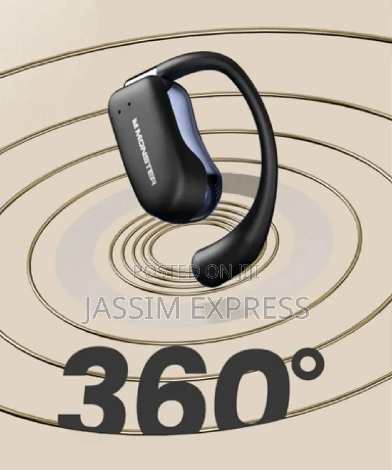 Monster Waterproof 360° Stereo Sound Earphones Hifi Stereo