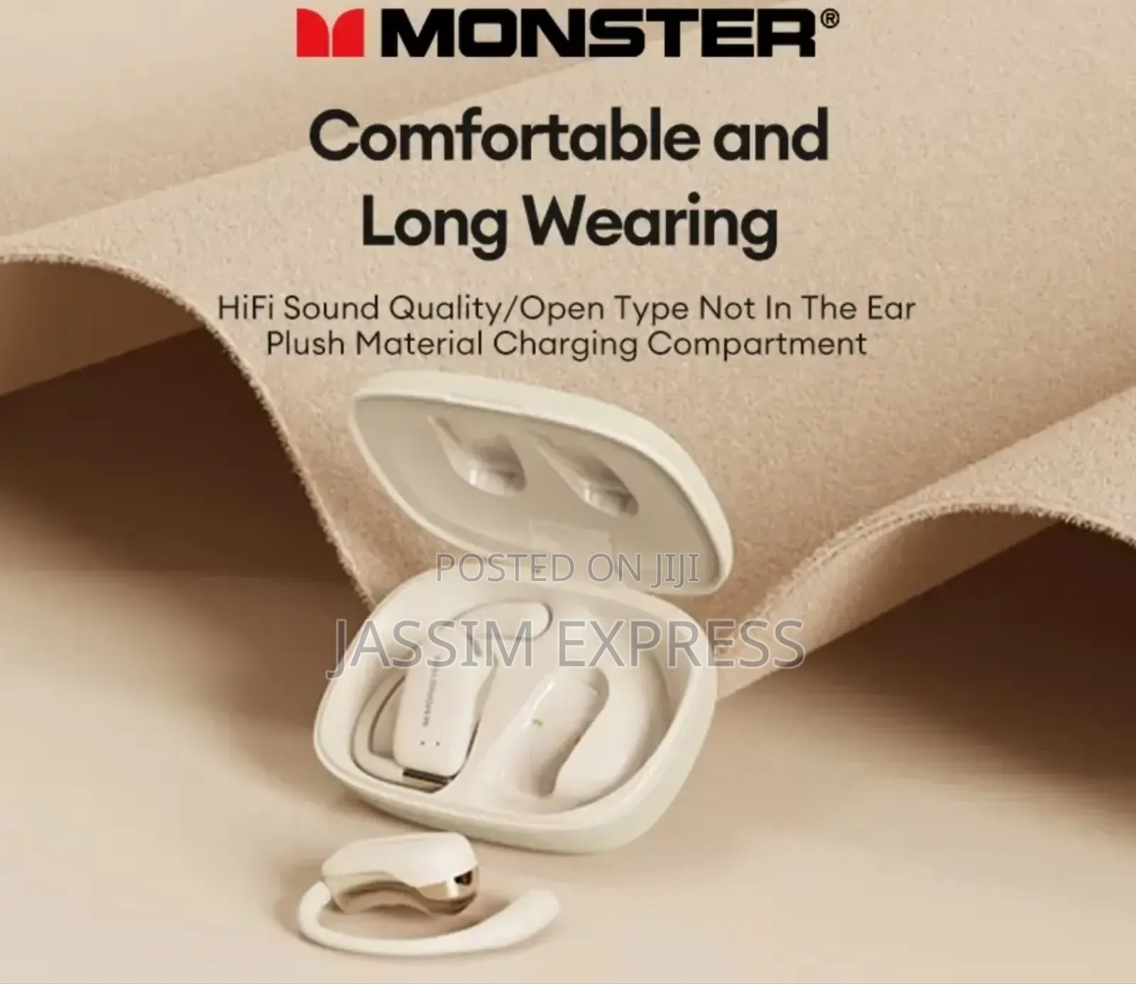 Monster Waterproof 360° Stereo Sound Earphones Hifi Stereo