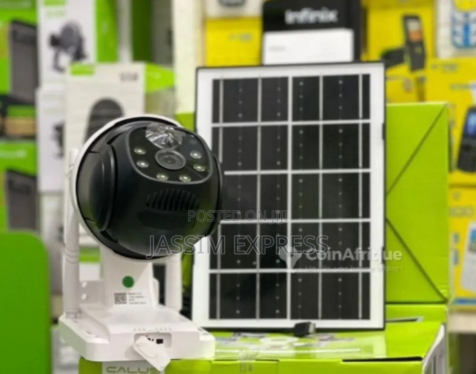 ሲም ካርድ የሚቀበል ሶላር የሆነ Battery ያለው PTZ Camera