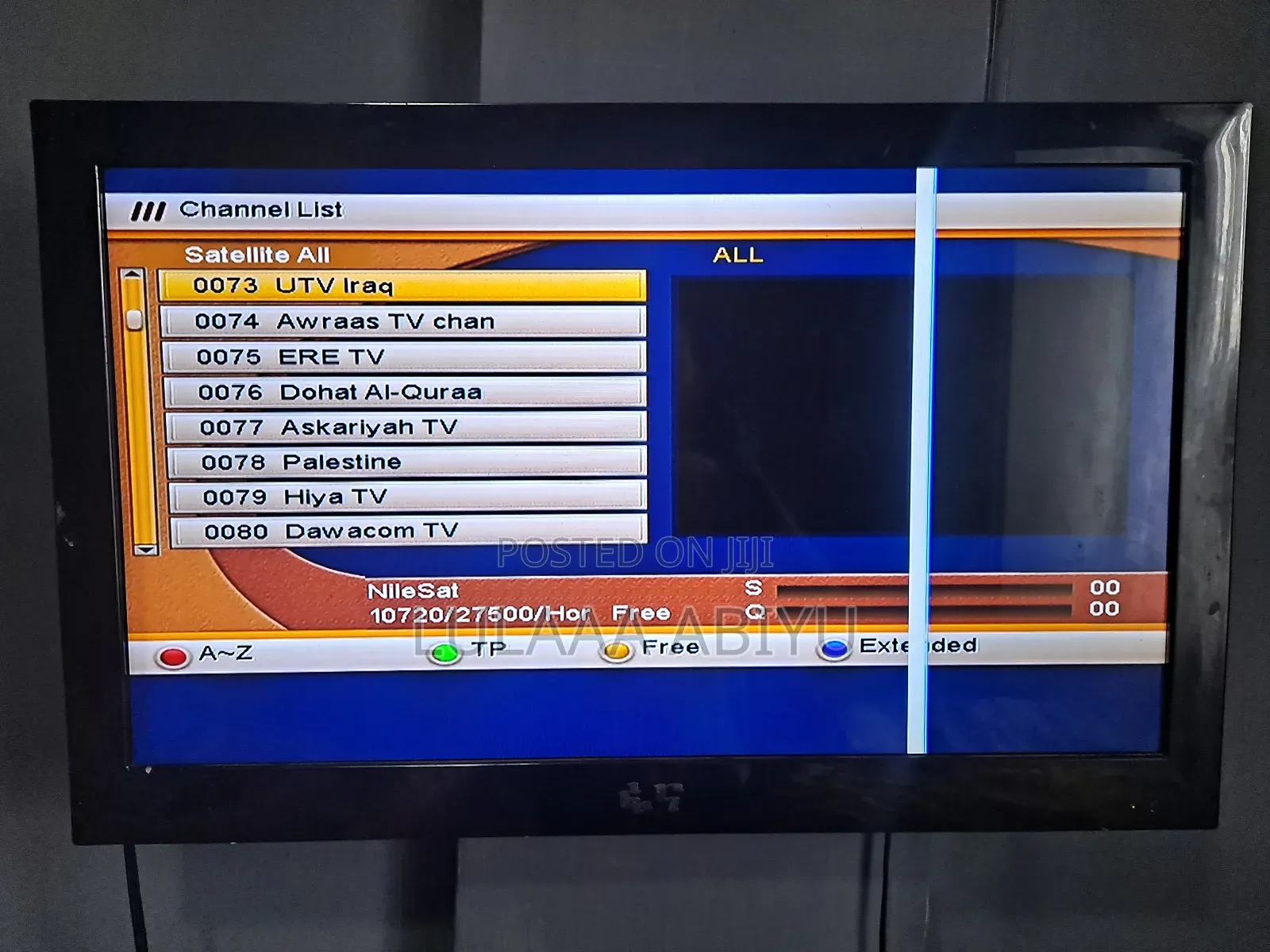 Fana Television Slight Crack on It With a Good Price